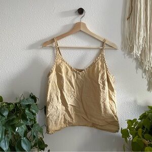 notPERFECTLINEN // Sorrento Top // Light Camel